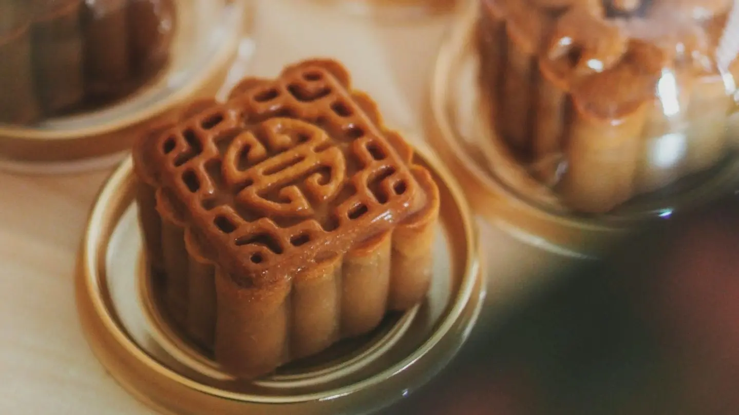 brown cookies on clear glass tray